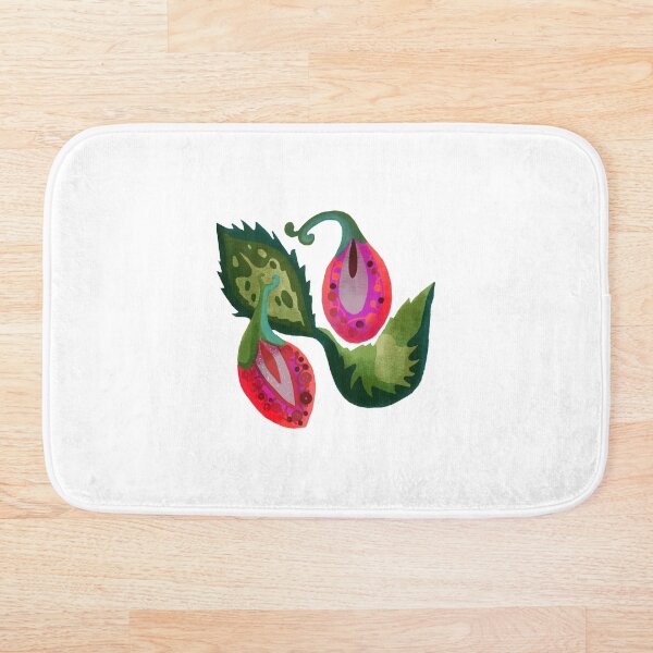 Item preview, Mystical Wild Strawberries in Folk Art Style designed and sold by FaliushART.