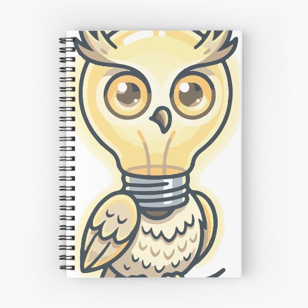 Item preview, A clever hybrid character that mixes the symbolism of wisdom with the idea of inspiration. The glowing bulb combined with owl eyes creates a memorable designed and sold by Dejbar.
