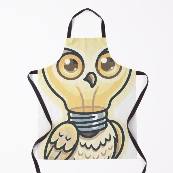Item preview, A clever hybrid character that mixes the symbolism of wisdom with the idea of inspiration. The glowing bulb combined with owl eyes creates a memorable designed and sold by Dejbar.