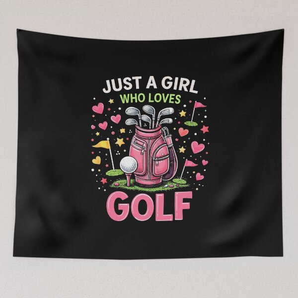 Item preview, Just a Girl who loves Golf  designed and sold by JODYSMORGAN.