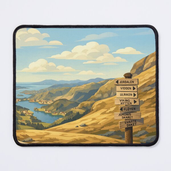 Item preview, Norway, Bergen Hiking Trail Toward Ulriken designed and sold by darekkocurek.