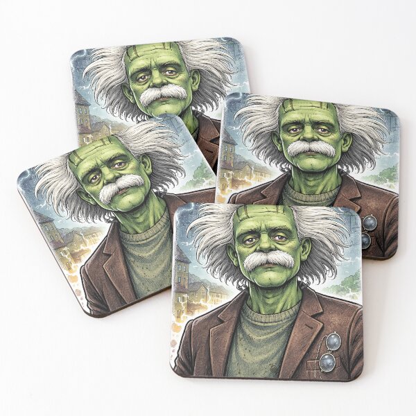Item preview, Frank-Einstein – Funny Frankenstein Einstein Mashup Monster Scientist designed and sold by DiamondSkyShirt.