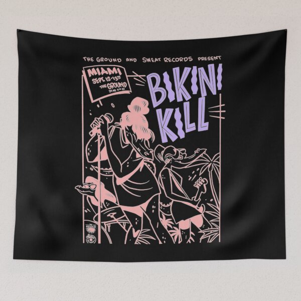 Item preview, Bikini Kill Band The Ground And Sweat Records Present Miami  designed and sold by MOHZAR.
