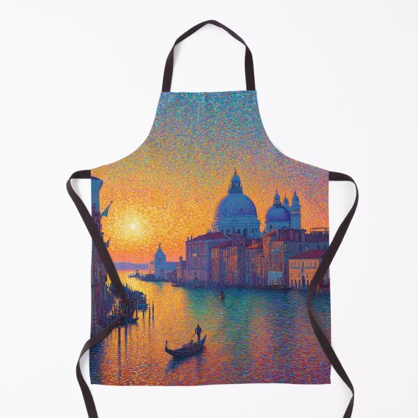 Item preview, Venice Grand Canal Pointillism Cityscape designed and sold by Moisky Art.