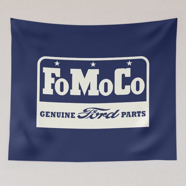 Item preview, Vintage FoMoCo emblem - white print designed and sold by retropetrol.
