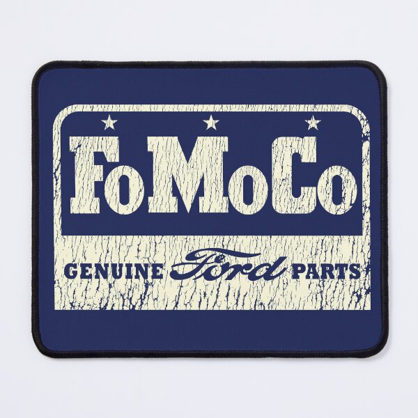 Item preview, Vintage FoMoCo emblem - aged, worn, old white print. designed and sold by retropetrol.