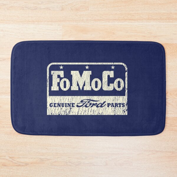 Item preview, Vintage FoMoCo emblem - aged, worn, old white print. designed and sold by retropetrol.