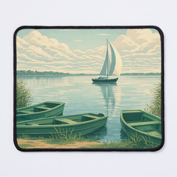 Item preview, Calm Lakeside Scene in Masuria designed and sold by darekkocurek.