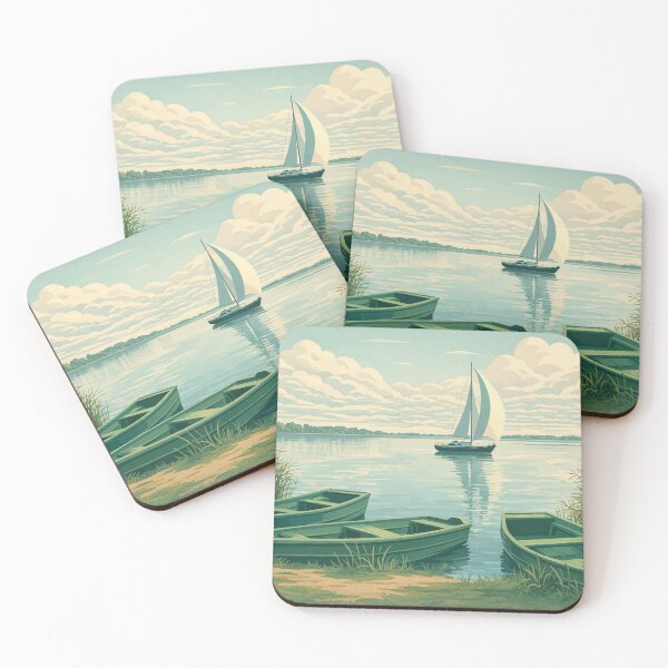 Item preview, Calm Lakeside Scene in Masuria designed and sold by darekkocurek.