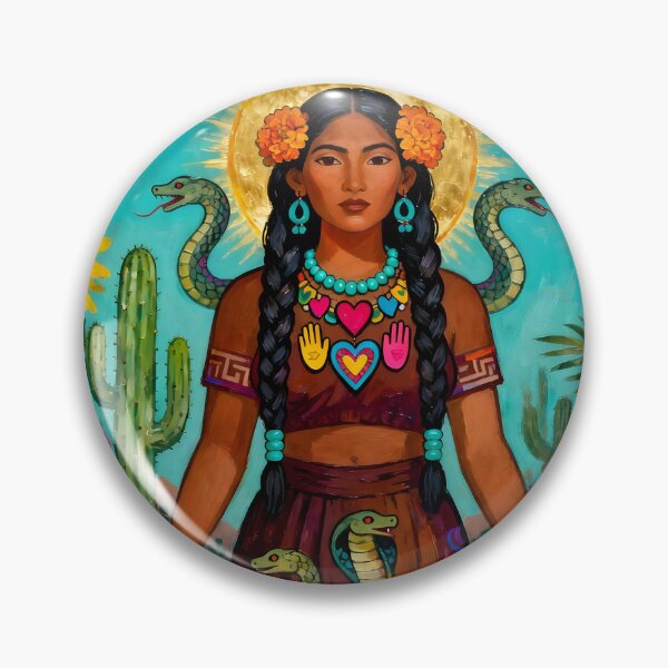 Item preview, Coatlicue – Aztec Earth Goddess of Life, Death, and Rebirth designed and sold by SoniaSarkali.