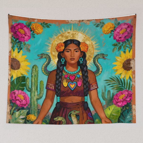 Item preview, Coatlicue – Aztec Earth Goddess of Life, Death, and Rebirth designed and sold by SoniaSarkali.
