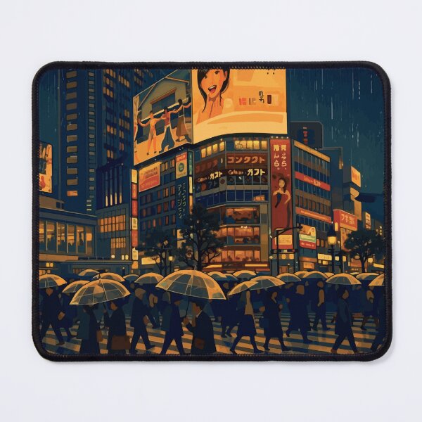 Item preview, Rainy Night at Shibuya Crossing, Tokyo designed and sold by darekkocurek.