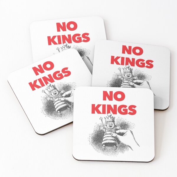 Item preview, "No Kings" with Tenniel's White King from "Alice" designed and sold by nicola-ginzler.