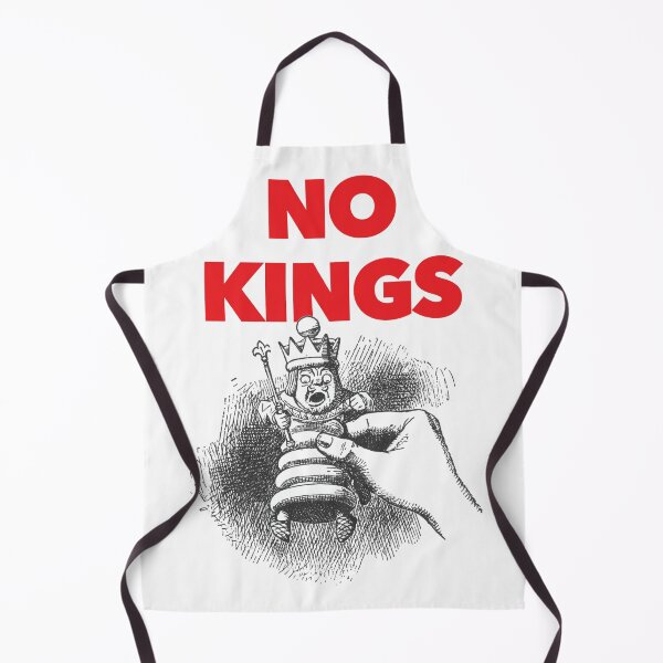 Item preview, "No Kings" with Tenniel's White King from "Alice" designed and sold by nicola-ginzler.
