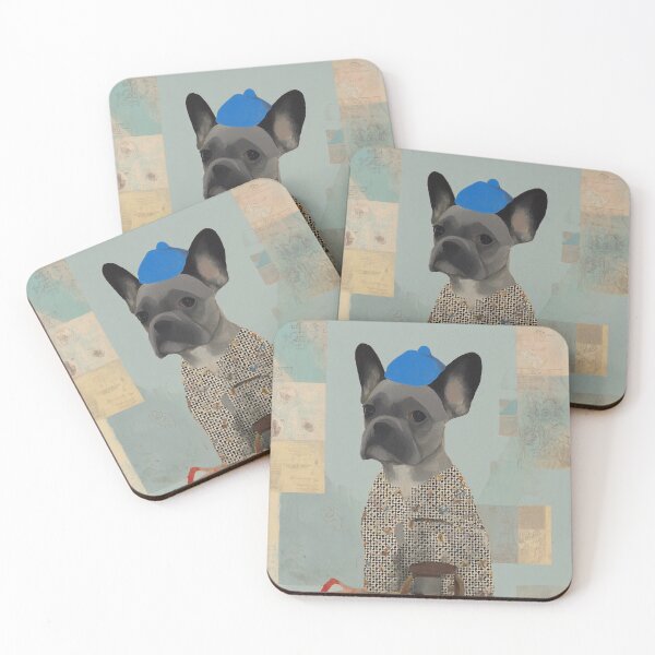 Item preview, French Bulldog with Blue Beret designed and sold by lautir.