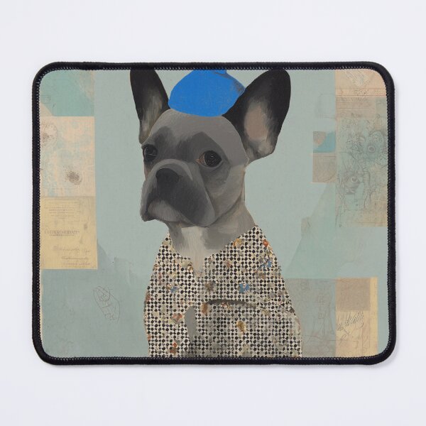 Item preview, French Bulldog with Blue Beret designed and sold by lautir.