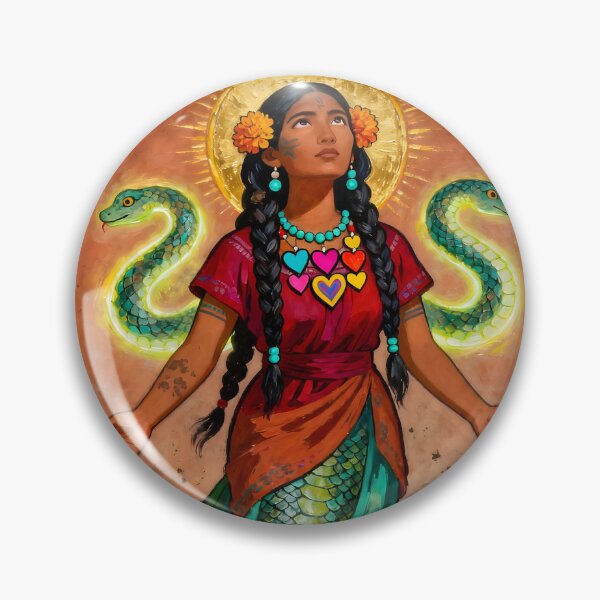 Item preview, Coatlicue – Aztec Earth Goddess of Life, Death, and Rebirth designed and sold by SoniaSarkali.
