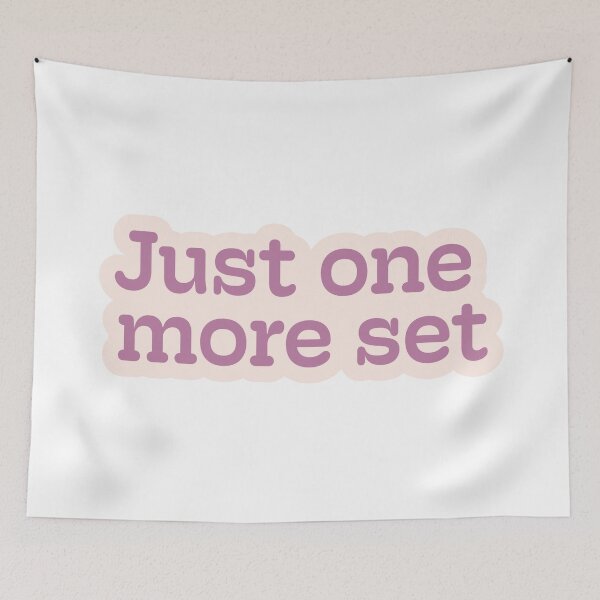 Item preview, Just one more set - rose/purple designed and sold by tenniswitheliza.