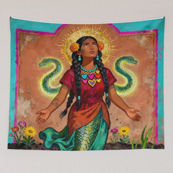 Item preview, Coatlicue – Aztec Earth Goddess of Life, Death, and Rebirth designed and sold by SoniaSarkali.