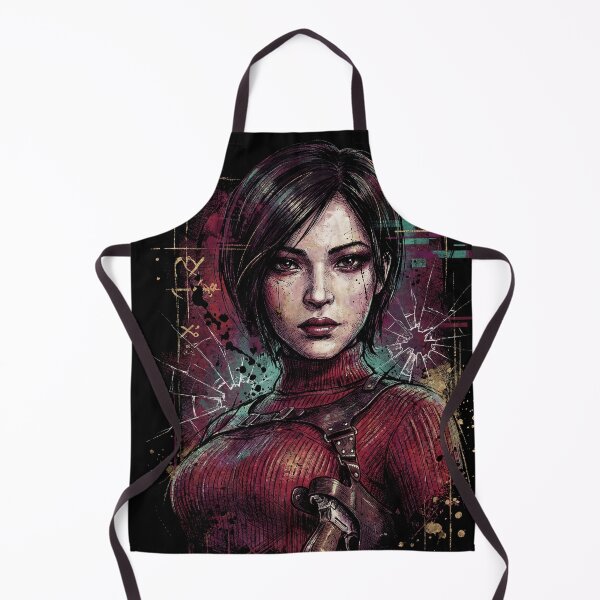 Item preview, Resident Evil Ada Wong Black Hair Red Eyes Seductive Icon designed and sold by Senpaiwaves.