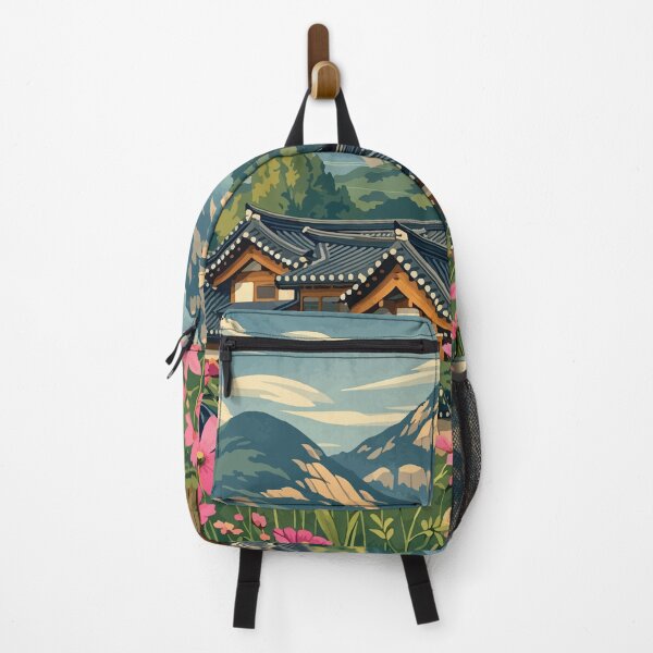 Item preview, Traditional Korean Village in Mountain Landscape designed and sold by darekkocurek.
