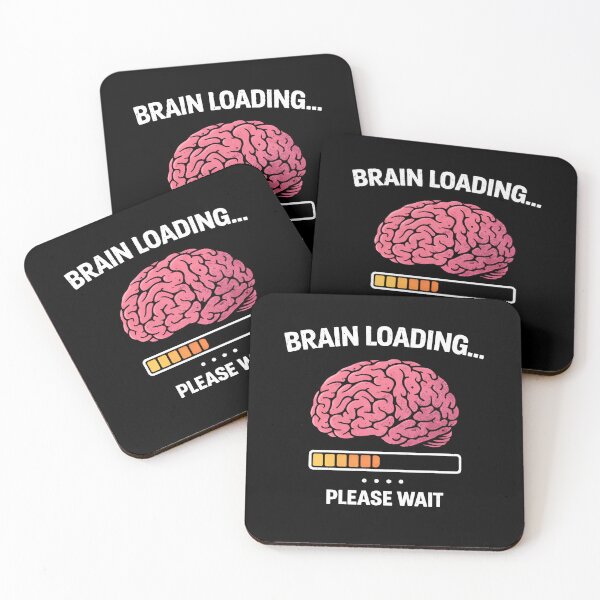 Item preview, Brain Loading Please Wait Funny Meme Design designed and sold by Tropivaro.