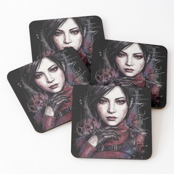 Item preview, Ada Wong RE4 Red Dress Grappling Hook Leon Rescue Portrait designed and sold by Senpaiwaves.