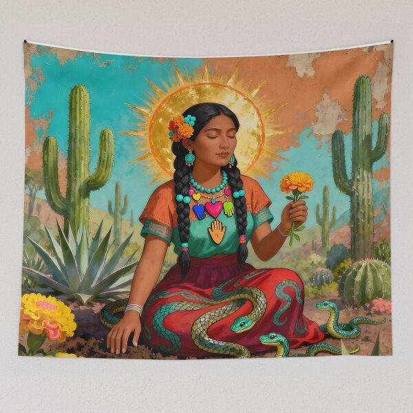 Item preview, Coatlicue – Aztec Earth Goddess of Life, Death, and Rebirth designed and sold by SoniaSarkali.