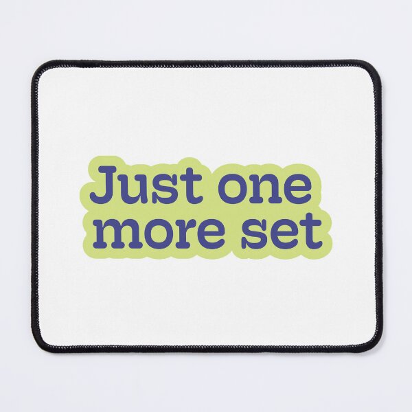 Item preview, Just one more set - green/blue designed and sold by tenniswitheliza.