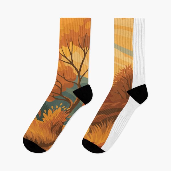 Item preview, Autumn Path Through Colorful Hills designed and sold by darekkocurek.