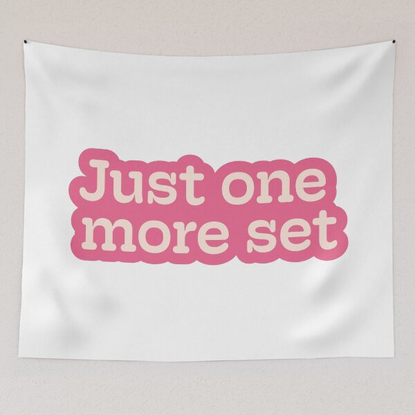 Item preview, Just one more set - rose/pink designed and sold by tenniswitheliza.