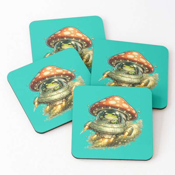 Item preview, Frog pilots a mushroom ship designed and sold by FroggyOnly.
