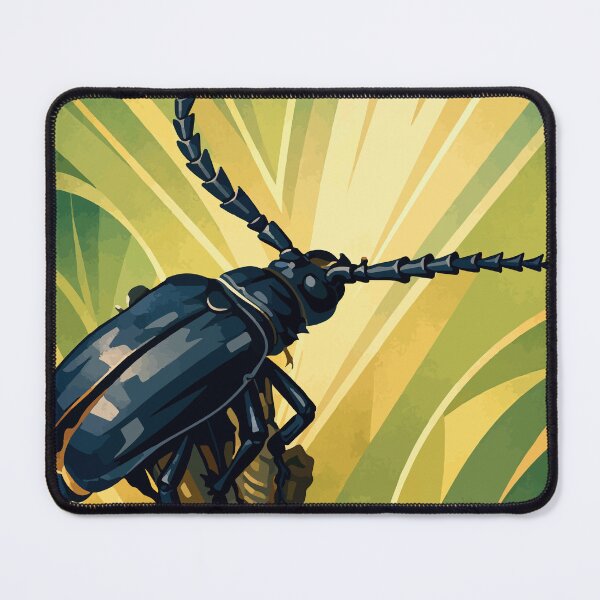 Item preview, Vibrant Beetle on Branch Illustration designed and sold by darekkocurek.