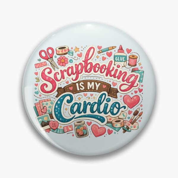 Item preview, Scrapbooking Is My Cardio – Cute Craft Lover Design designed and sold by blankTeeShirt.