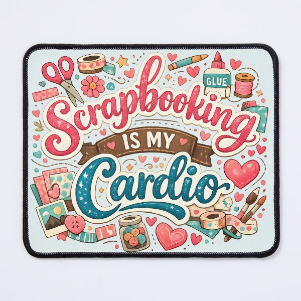 Item preview, Scrapbooking Is My Cardio – Cute Craft Lover Design designed and sold by blankTeeShirt.