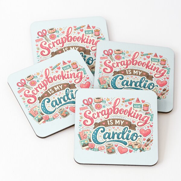 Item preview, Scrapbooking Is My Cardio – Cute Craft Lover Design designed and sold by blankTeeShirt.