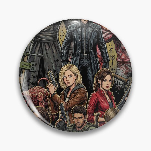 Item preview, Resident Evil Jill Grace Chris Ada Claire Nemesis Wesker Group Design designed and sold by Senpaiwaves.