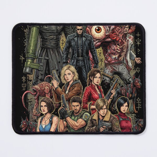 Item preview, Resident Evil Jill Grace Chris Ada Claire Nemesis Wesker Group Design designed and sold by Senpaiwaves.