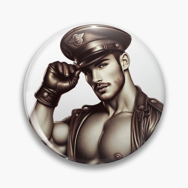 Item preview, 1920's Vintage Leather German Officer Pride Graphic Design designed and sold by ItsAKinkThing.