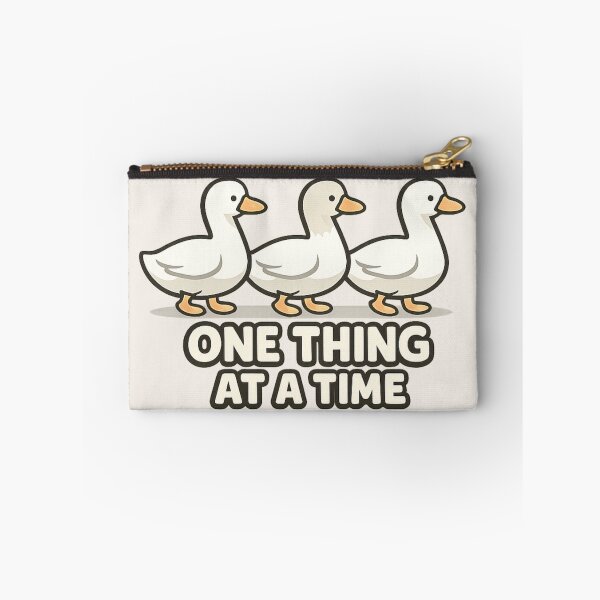 Item preview, One Thing at a Time Ducks Cute Motivational Duck Design designed and sold by ChirpInc.