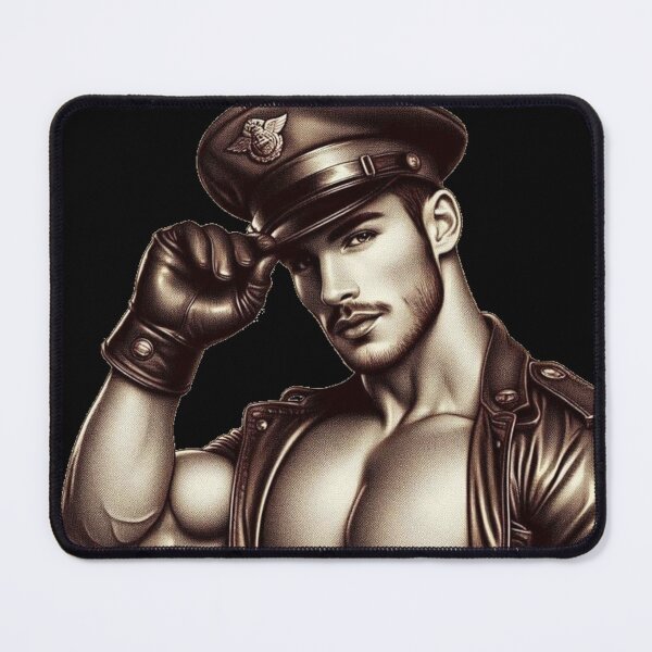 Item preview, 1920's Vintage Leather German Officer Pride Graphic Design designed and sold by ItsAKinkThing.