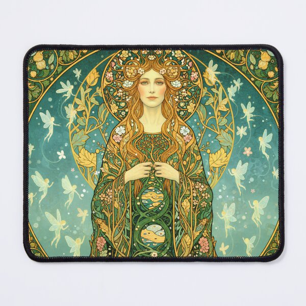 Item preview, Titania, Lady of Faerie | Art Nouveau Fairy Queen designed and sold by Stoneflower-Art.