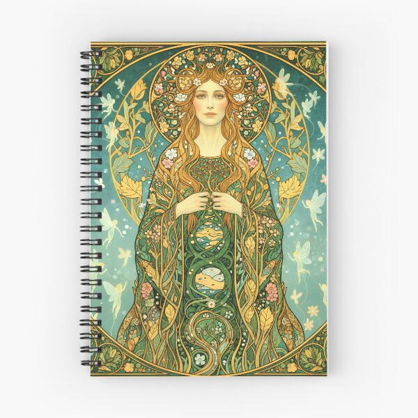 Item preview, Titania, Dama de las Hadas | Reina de las Hadas Art Nouveau designed and sold by Stoneflower-Art.
