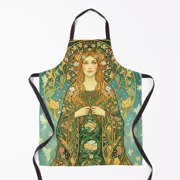 Item preview, Titania, Lady of Faerie | Art Nouveau Fairy Queen designed and sold by Stoneflower-Art.