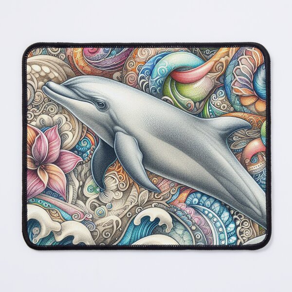 Item preview, Dolphin in Colored Pencil   designed and sold by Vanich-Panich.