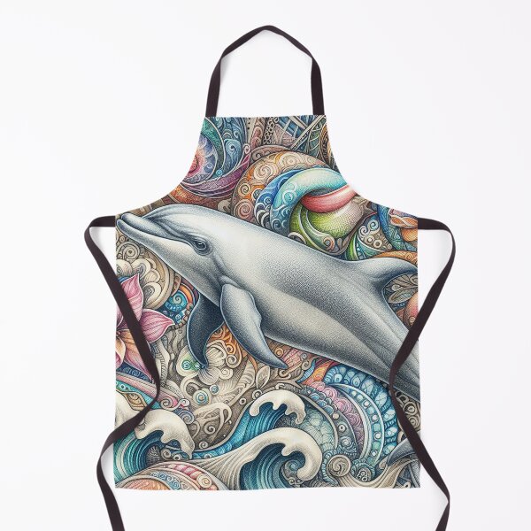 Item preview, Dolphin in Colored Pencil designed and sold by Vanich-Panich.