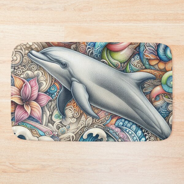 Item preview, Dolphin in Colored Pencil   designed and sold by Vanich-Panich.