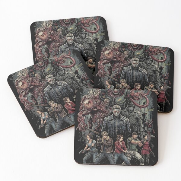Item preview, RE Jill Valentine Grace Ashcroft Chris Redfield Ada Wong Villains Art designed and sold by Senpaiwaves.