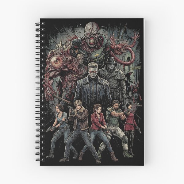 Item preview, RE Jill Valentine Grace Ashcroft Chris Redfield Ada Wong Villains Art designed and sold by Senpaiwaves.
