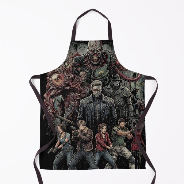 Item preview, RE Jill Valentine Grace Ashcroft Chris Redfield Ada Wong Villains Art designed and sold by Senpaiwaves.
